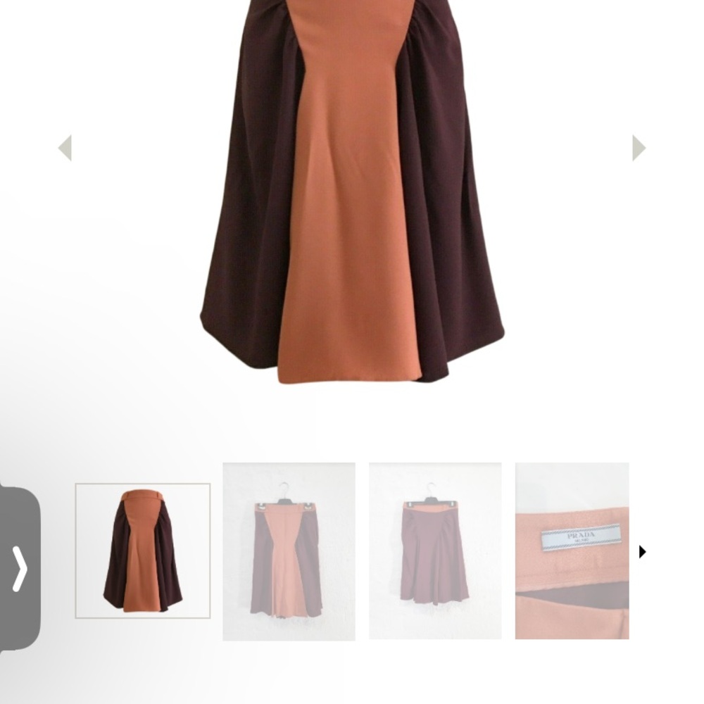 Elegant Two-Tone Purple Skirt
